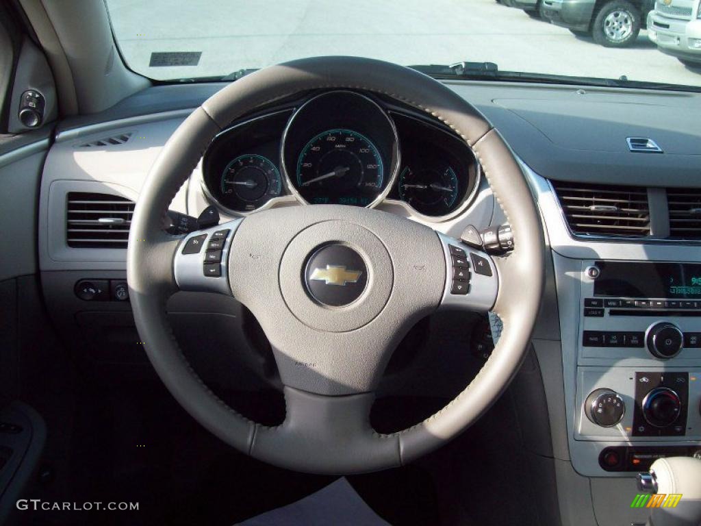 2008 Chevrolet Malibu LT Sedan Titanium Gray Steering Wheel Photo #41185178
