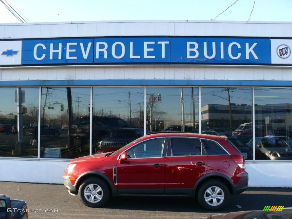 2010 VUE XE - Crystal Red Tintcoat / Gray photo #1