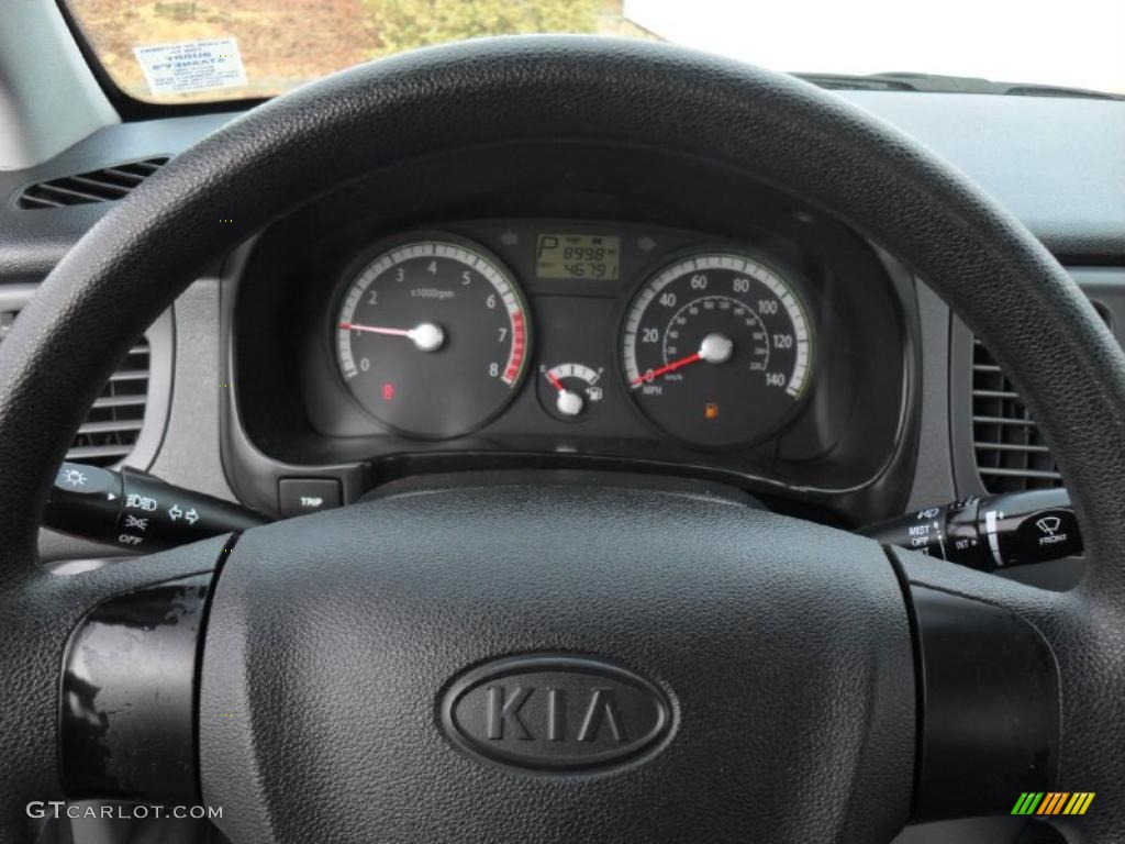 2009 Kia Rio LX Sedan Gauges Photo #41187578