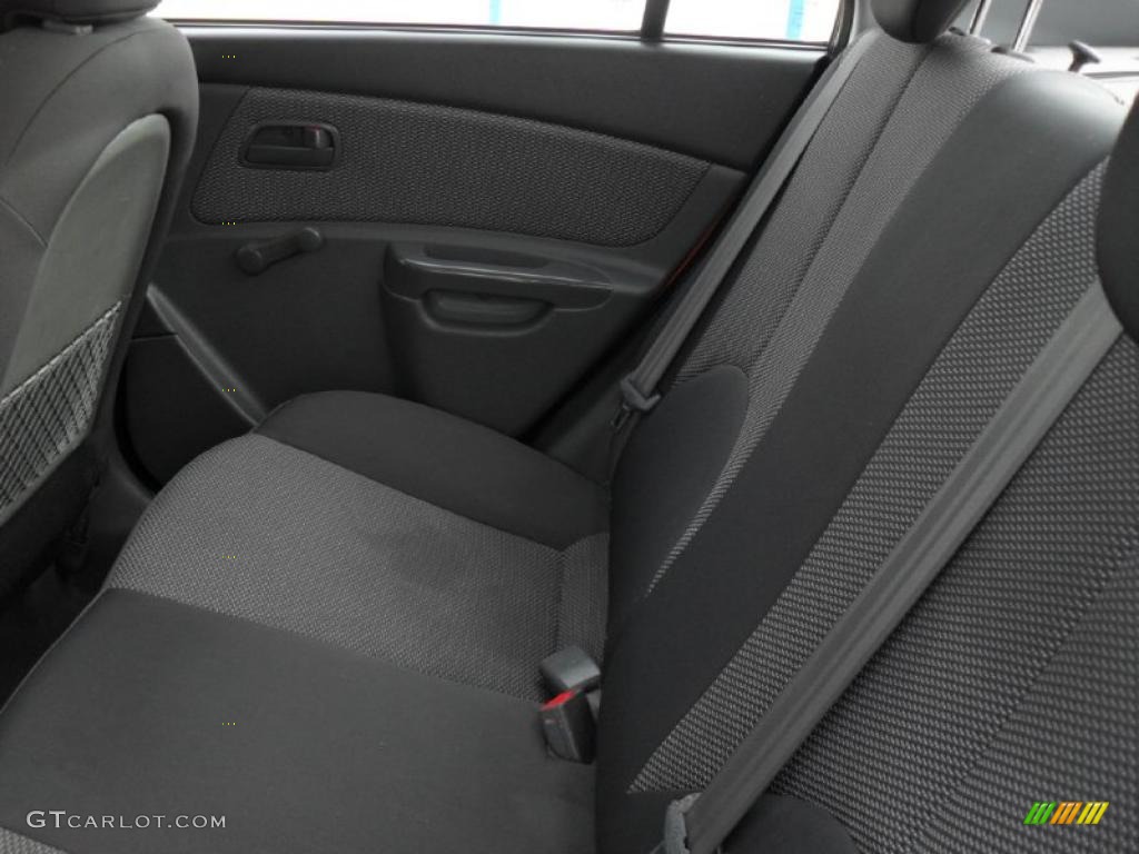 2009 Rio LX Sedan - Sunset Orange / Gray photo #15