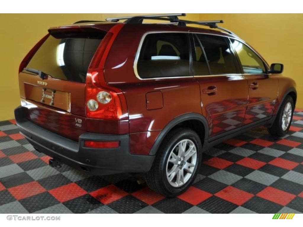 2006 XC90 V8 AWD - Ruby Red Metallic / Graphite photo #4