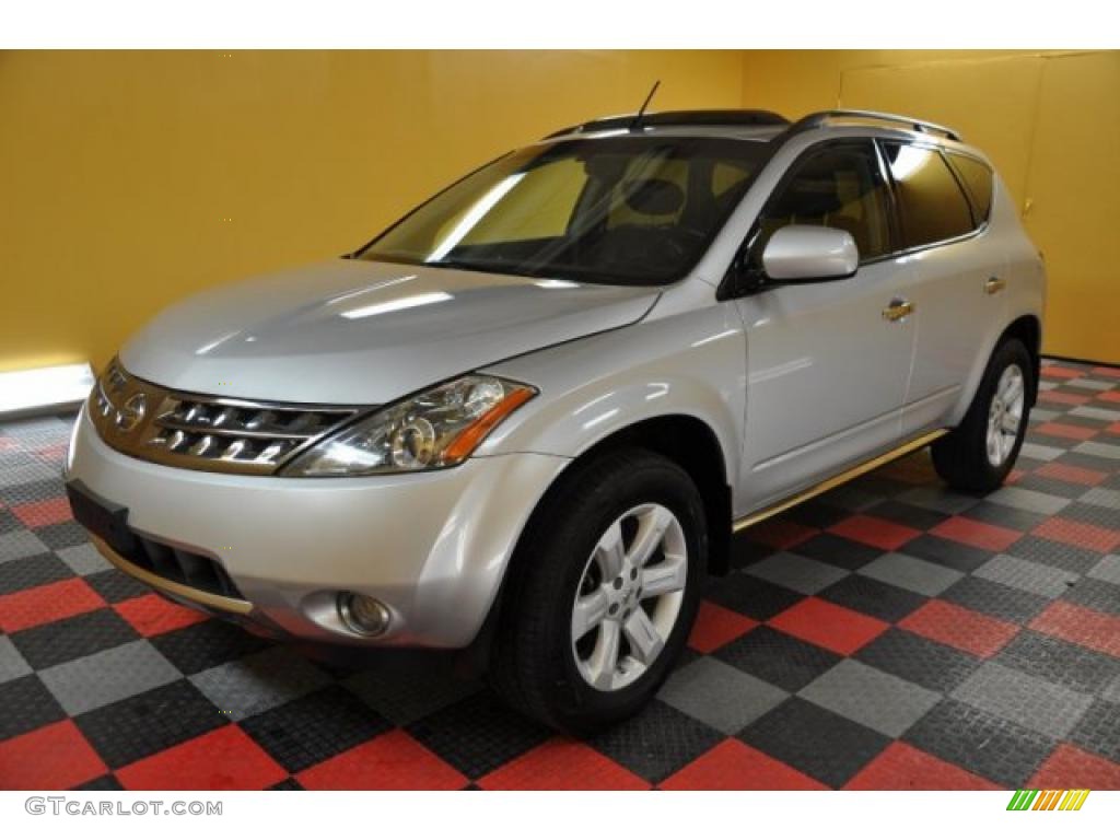 2007 Murano SL AWD - Brilliant Silver Metallic / Charcoal photo #2