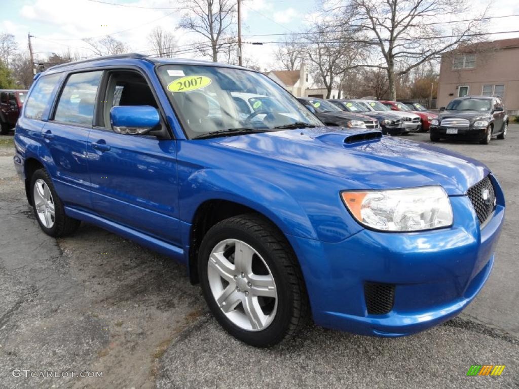 WR Blue Pearl 2007 Subaru Forester 2.5 XT Sports Exterior Photo #41190402
