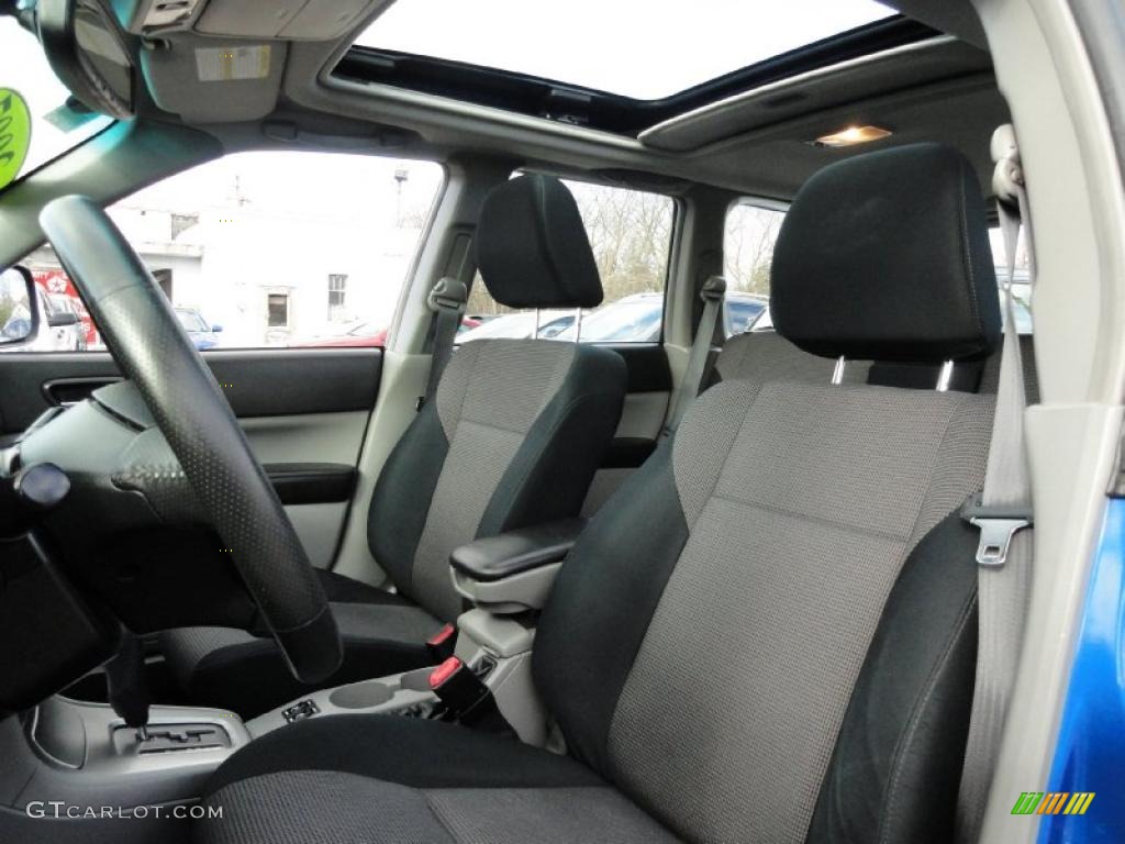 Anthracite Black Interior 2007 Subaru Forester 2.5 XT Sports Photo #41190458