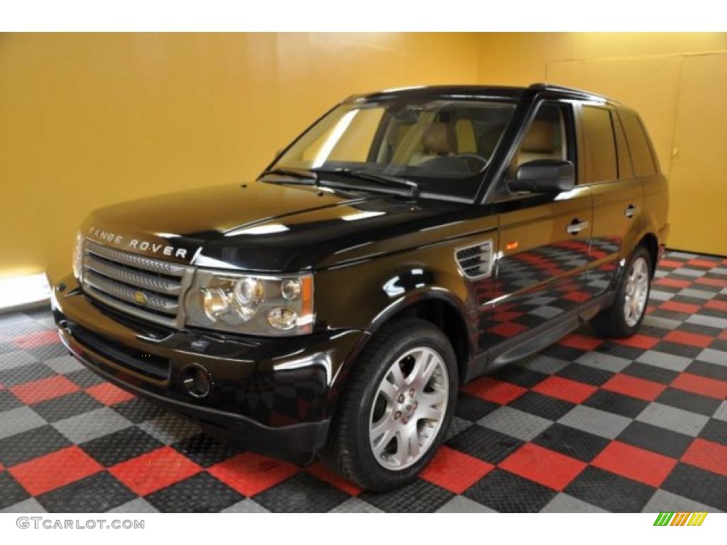 2006 Range Rover Sport HSE - Java Black Pearlescent / Alpaca Beige photo #2