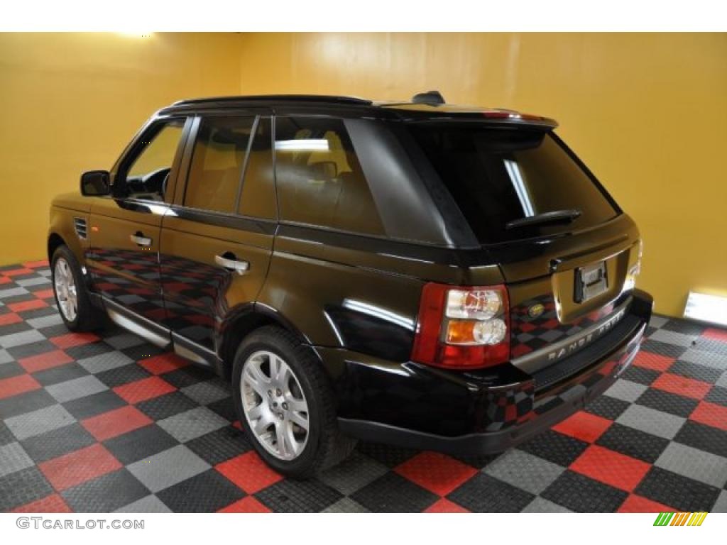 2006 Range Rover Sport HSE - Java Black Pearlescent / Alpaca Beige photo #3