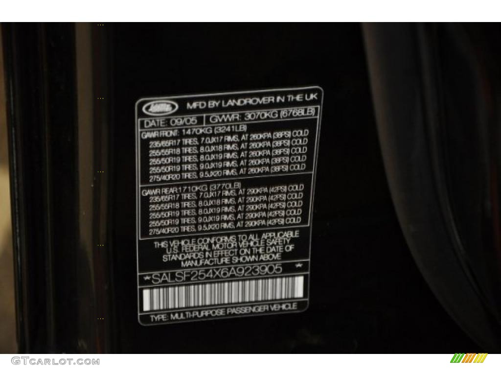 2006 Range Rover Sport HSE - Java Black Pearlescent / Alpaca Beige photo #9