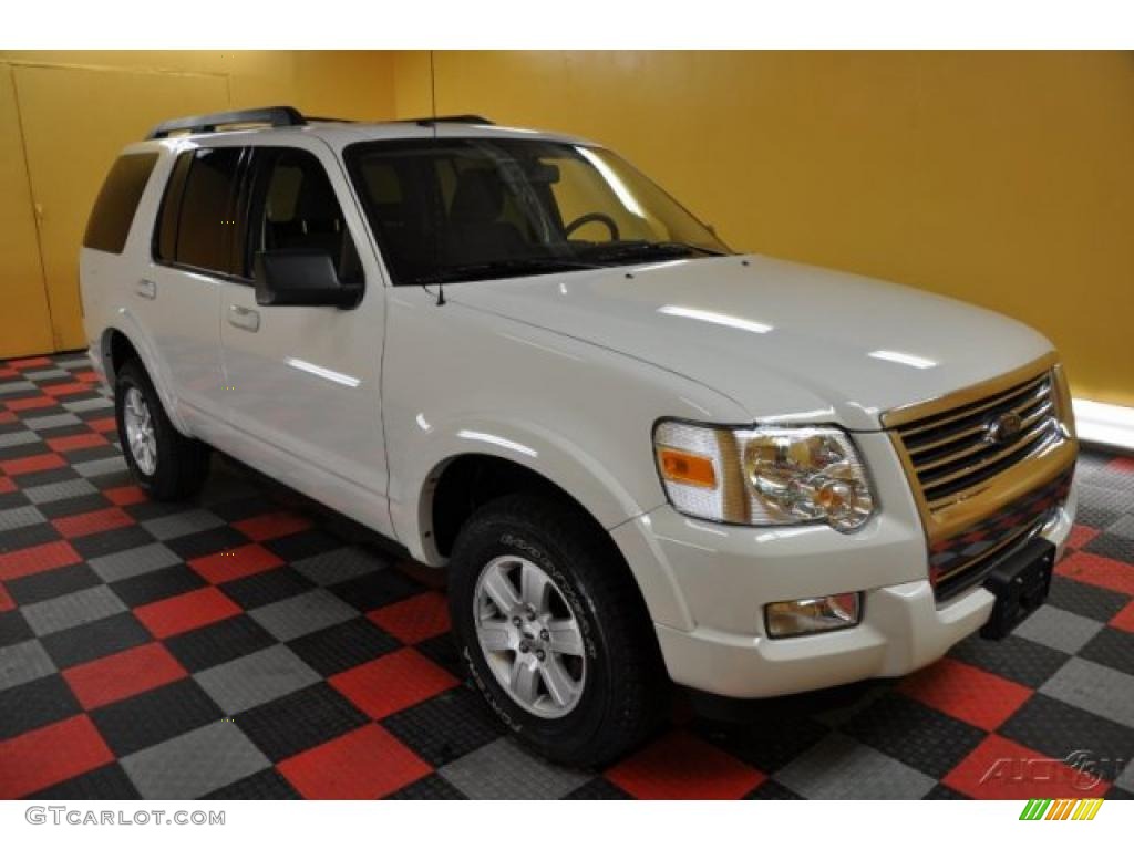 White Suede Ford Explorer