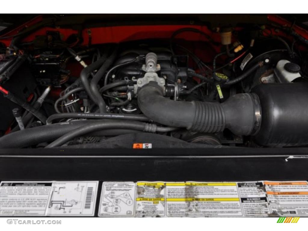 2001 Ford F150 XL Regular Cab 4x4 4.2 Liter OHV 12-Valve V6 Engine Photo #41191802