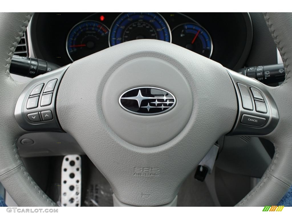 2009 Subaru Forester 2.5 XT Limited Platinum Steering Wheel Photo #41192238