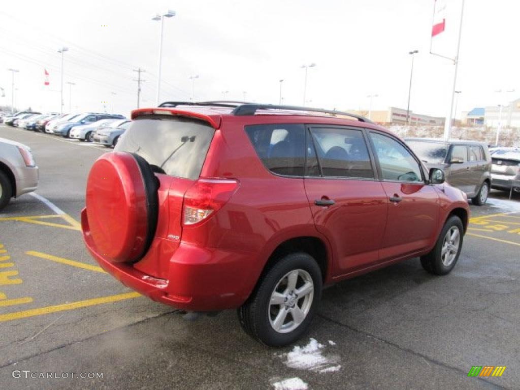 2006 RAV4 V6 4WD - Barcelona Red Metallic / Dark Charcoal photo #6