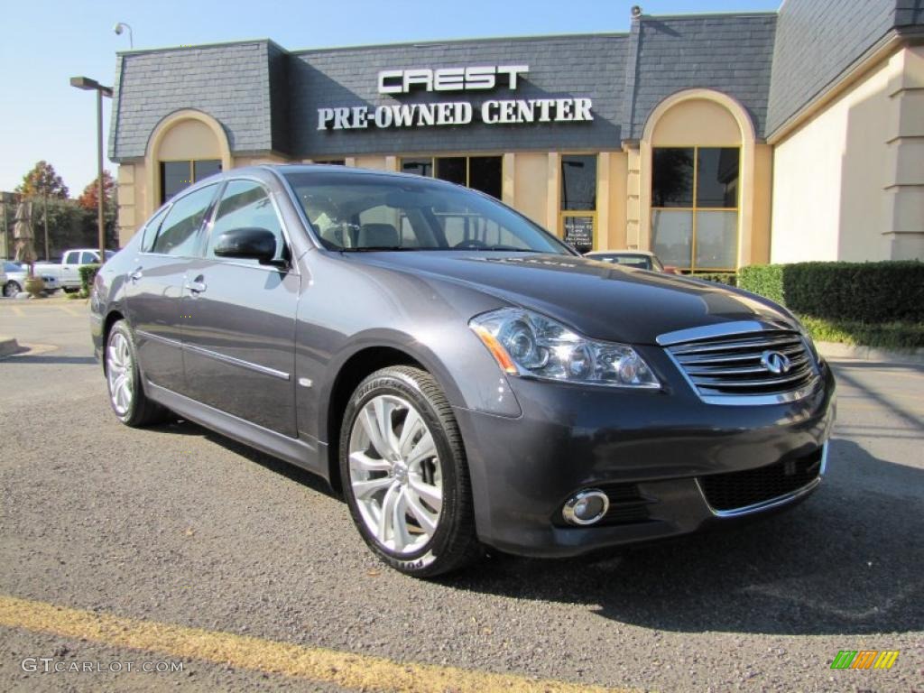 2008 M 35 Sedan - Blue Slate / Stone photo #1