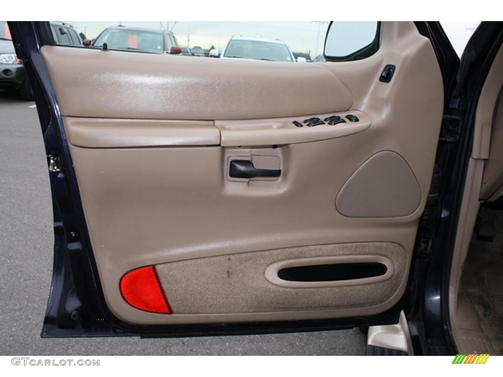 2000 Ford Explorer Eddie Bauer 4x4 Medium Prairie Tan Door Panel Photo #41194022