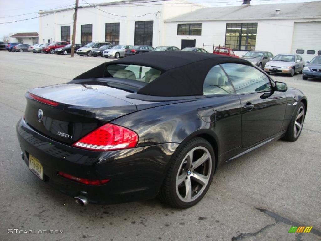 Jet Black 2008 BMW 6 Series 650i Convertible Exterior Photo #41195314