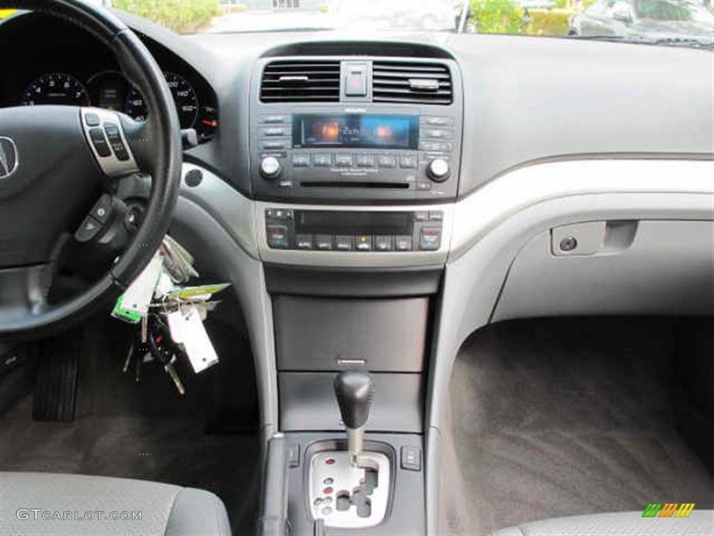 2008 TSX Sedan - Glacier Blue Metallic / Quartz Gray photo #12