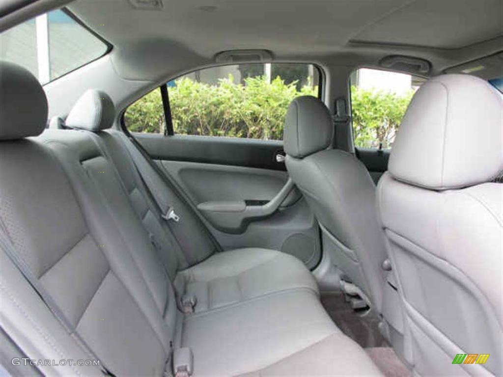 2008 TSX Sedan - Glacier Blue Metallic / Quartz Gray photo #14