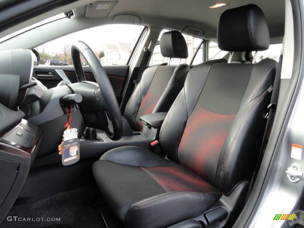 Black/Red Interior 2010 Mazda MAZDA3 MAZDASPEED3 Sport 5 Door Photo #41196430