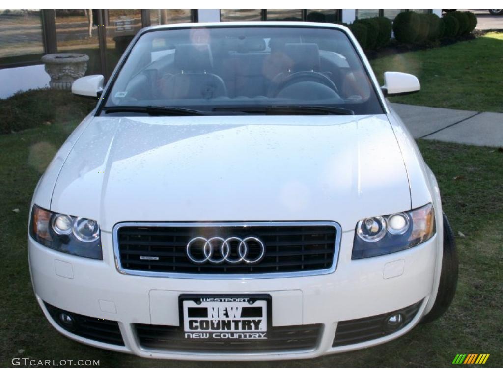 2005 A4 3.0 quattro Cabriolet - Arctic White / Ebony photo #2