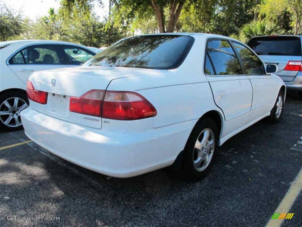 1998 Accord EX Sedan - Taffeta White / Ivory photo #2