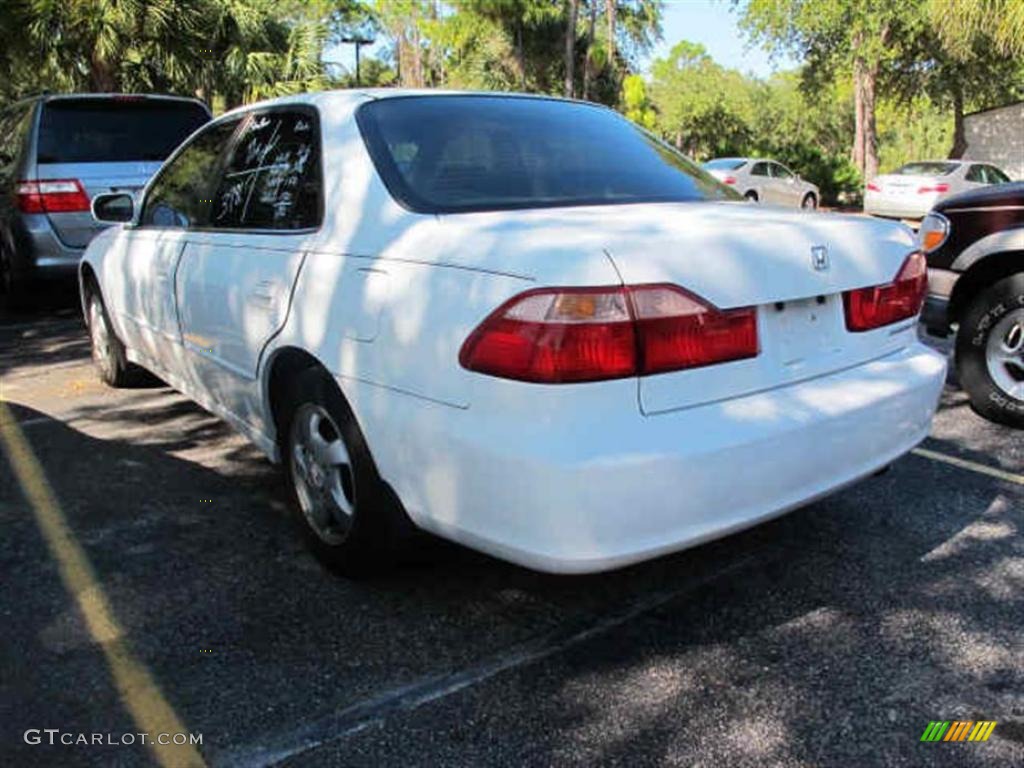 1998 Accord EX Sedan - Taffeta White / Ivory photo #3