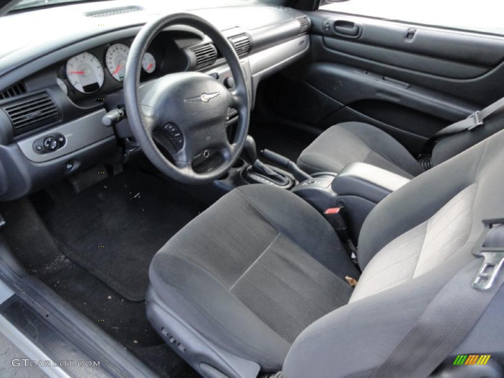 Dark Slate Gray Interior 2006 Chrysler Sebring GTC Convertible Photo #41198314