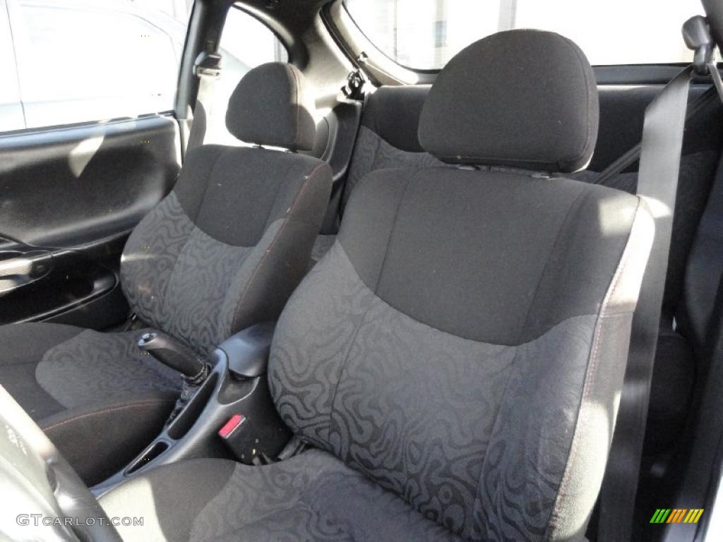 Black/Gray Interior 2001 Hyundai Tiburon Standard Tiburon Model Photo #41198798