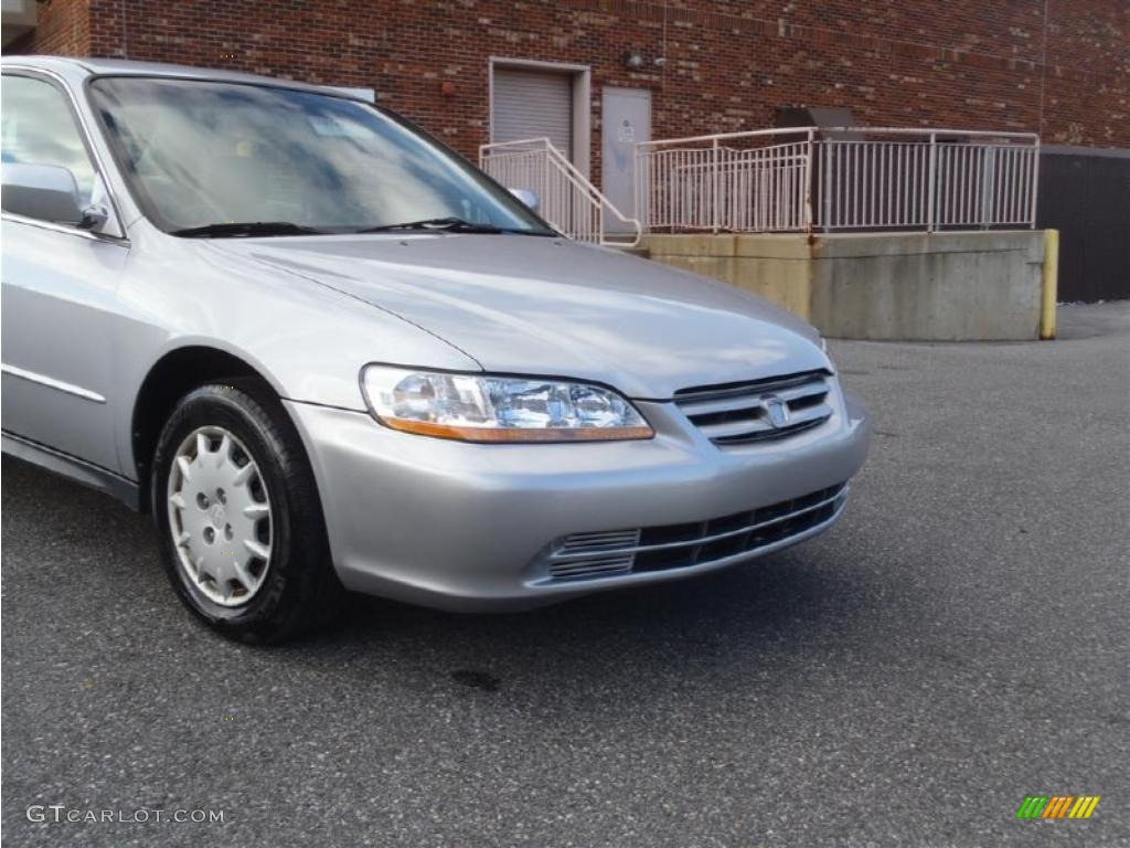 2001 Accord LX Sedan - Satin Silver Metallic / Quartz Gray photo #9