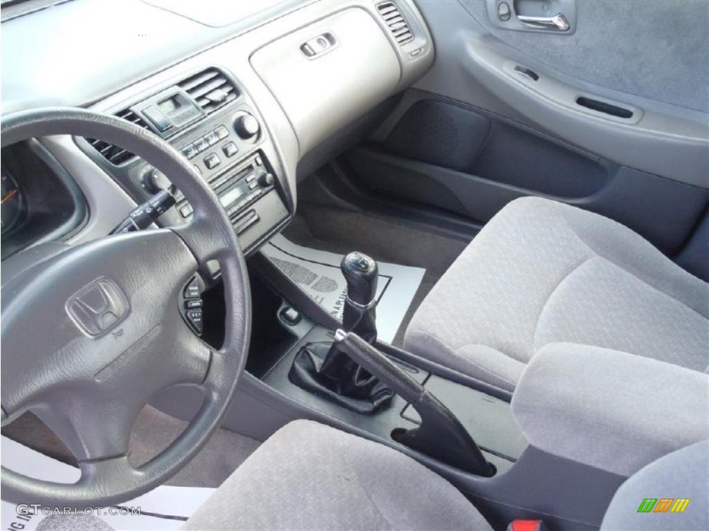 Quartz Gray Interior 2001 Honda Accord Lx Sedan Photo