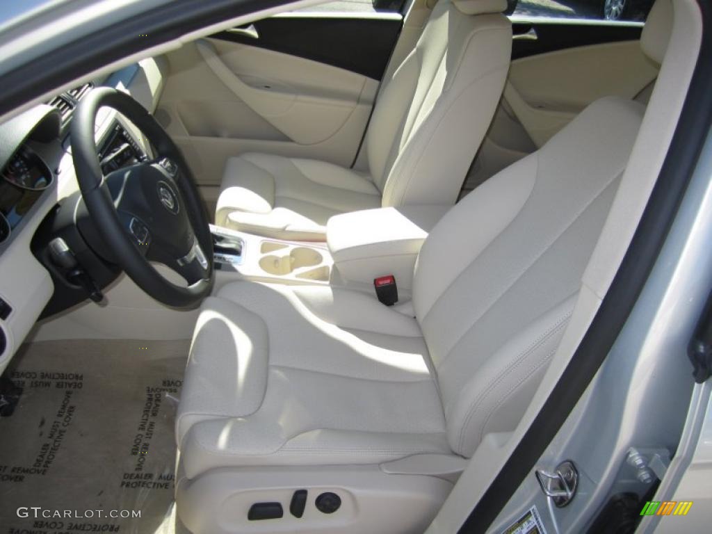 2010 Passat Komfort Sedan - White Gold Metallic / Cornsilk Beige photo #9