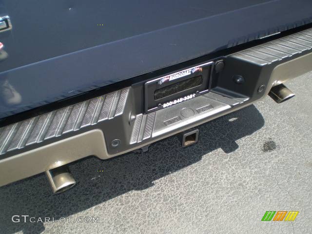 2004 F150 Lariat SuperCrew - Medium Wedgewood Blue Metallic / Tan photo #15