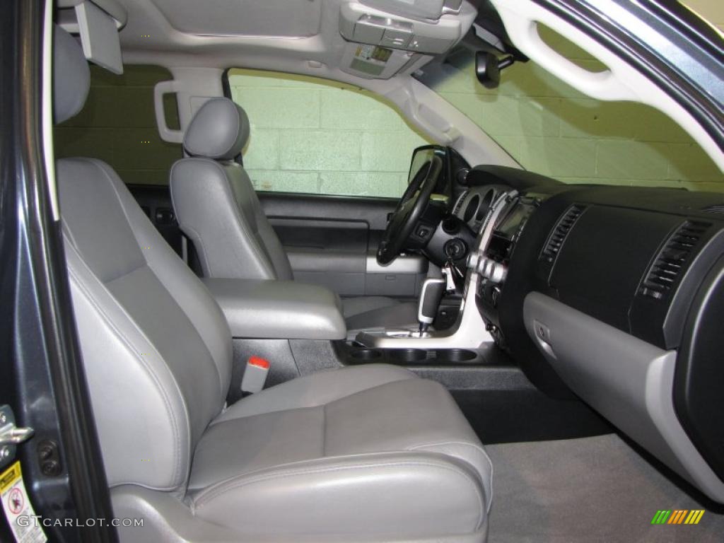 Graphite Gray Interior 2008 Toyota Tundra Limited CrewMax 4x4 Photo #41200466