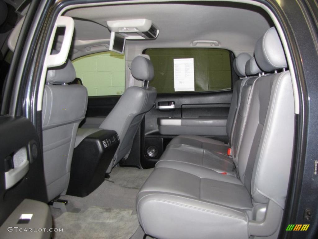 Graphite Gray Interior 2008 Toyota Tundra Limited CrewMax 4x4 Photo #41200482