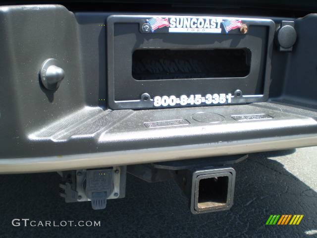 2004 F150 Lariat SuperCrew - Medium Wedgewood Blue Metallic / Tan photo #16