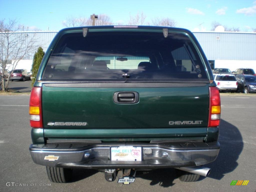2001 Silverado 2500HD LS Crew Cab 4x4 - Forest Green Metallic / Graphite photo #6
