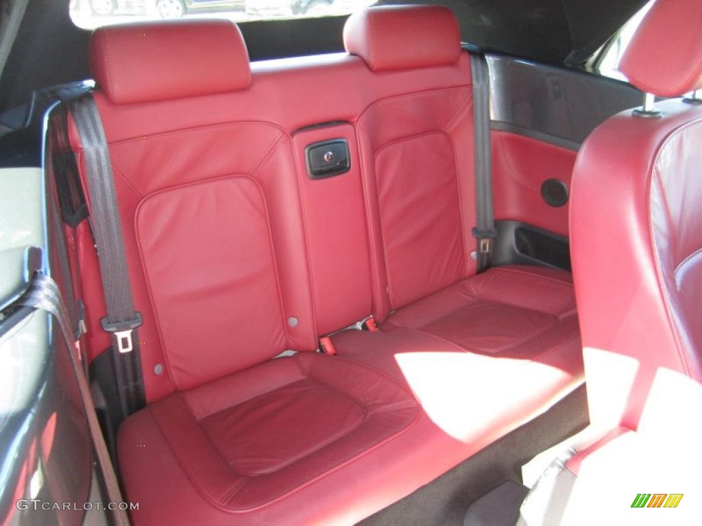 2005 New Beetle Dark Flint Edition Convertible - Dark Flint Metallic / Bordeaux Red photo #11