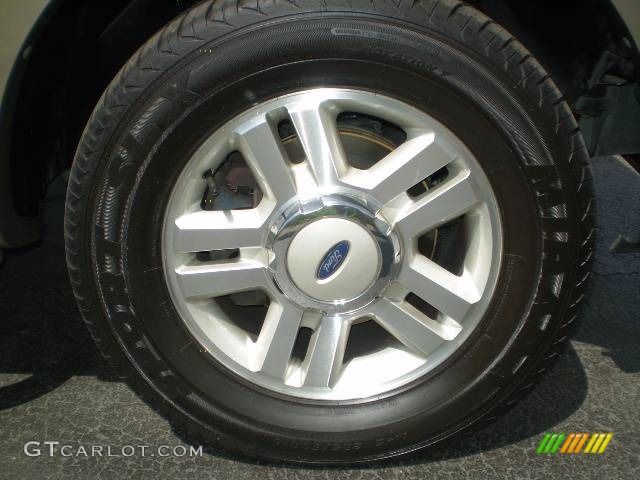 2004 F150 Lariat SuperCrew - Medium Wedgewood Blue Metallic / Tan photo #17