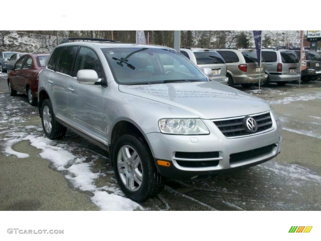Reflex Silver Metallic 2004 Volkswagen Touareg V8 Exterior Photo #41201662