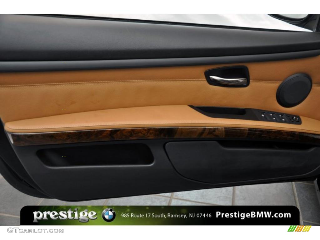 2008 3 Series 335i Convertible - Jet Black / Saddle Brown/Black photo #9