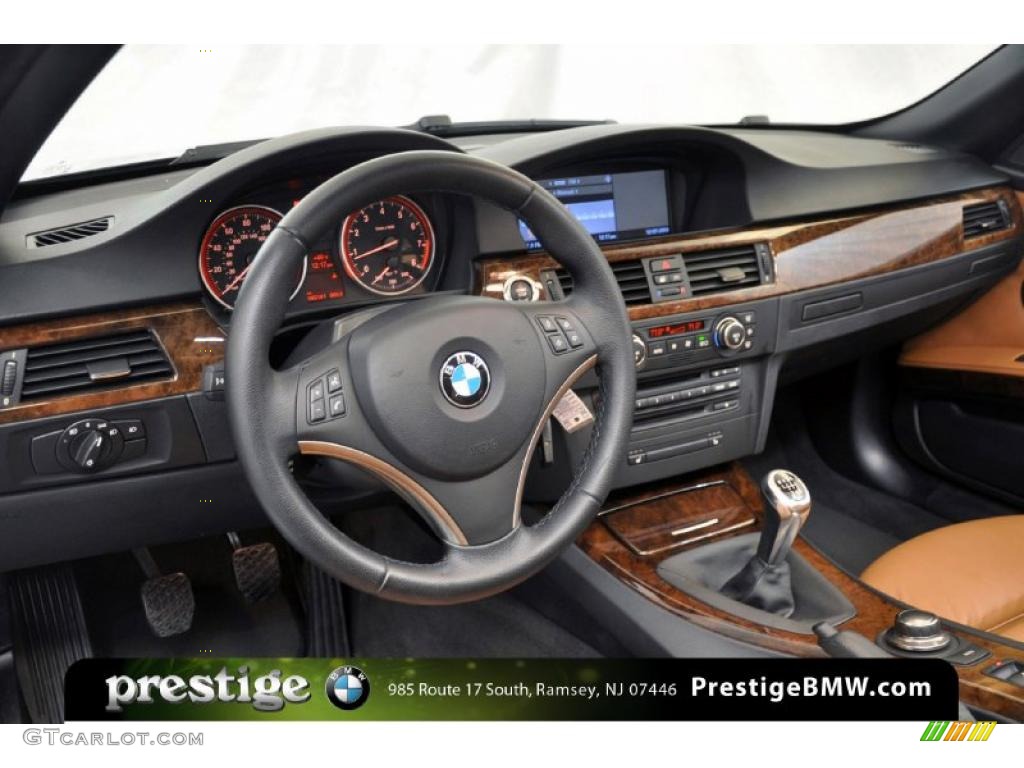 2008 3 Series 335i Convertible - Jet Black / Saddle Brown/Black photo #14