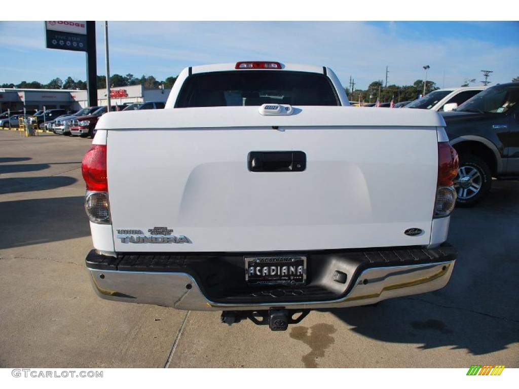 2008 Tundra Limited CrewMax - Super White / Beige photo #4