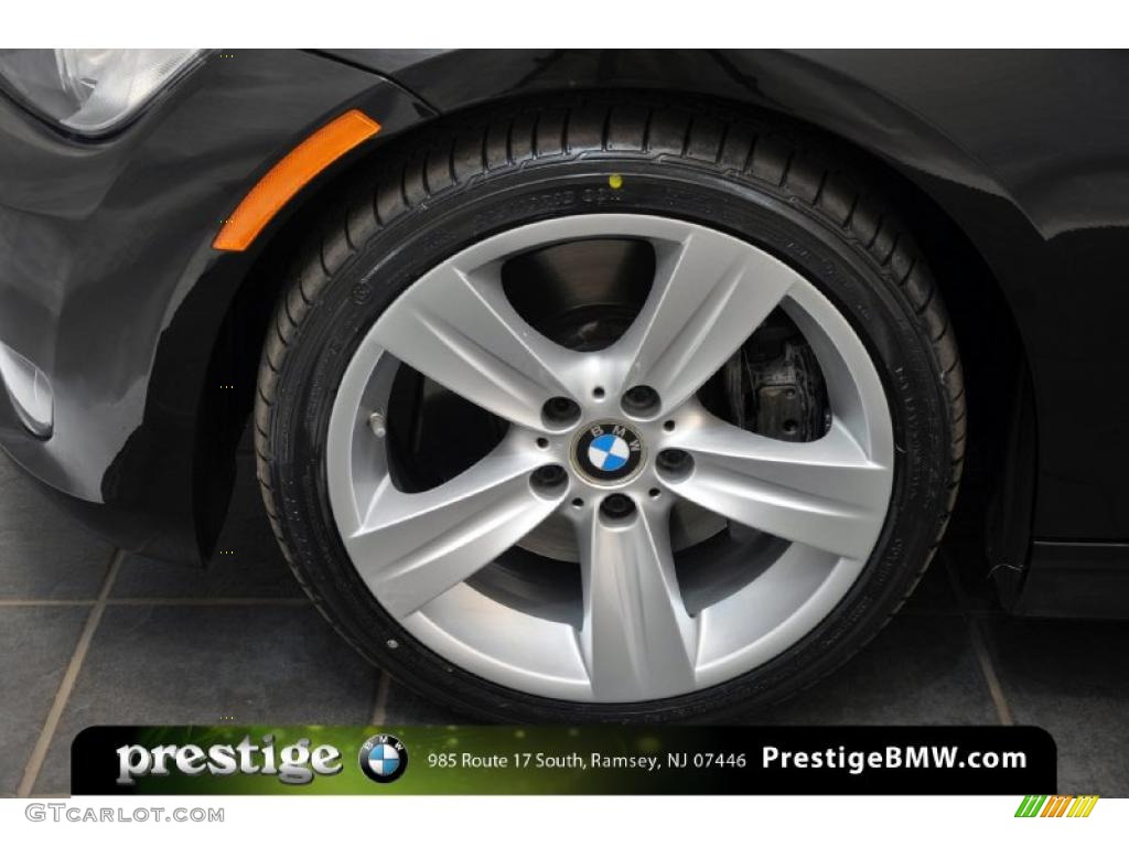 2008 3 Series 335i Convertible - Jet Black / Saddle Brown/Black photo #6