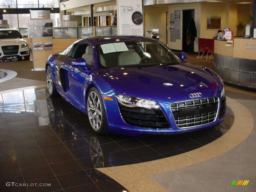 Sepang Blue Pearl Effect 2009 Audi R8 4.2 FSI quattro Exterior Photo #41203566