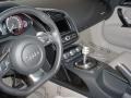 Fine Nappa Limestone Grey Leather Transmission Photo for 2009 Audi R8 #41203630