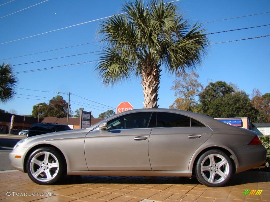 Desert Silver Metallic 2006 Mercedes-Benz CLS 500 Exterior Photo #41203730