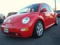 2003 Uni Red Volkswagen New Beetle GLS 1.8T Coupe  photo #1