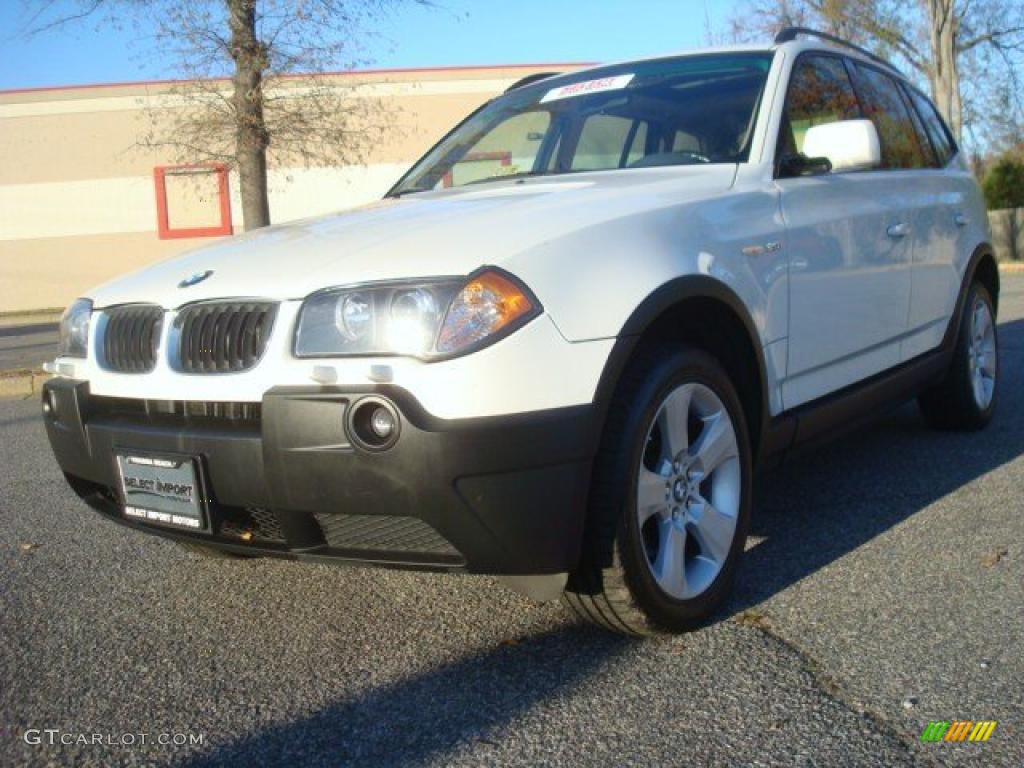 Alpine White BMW X3