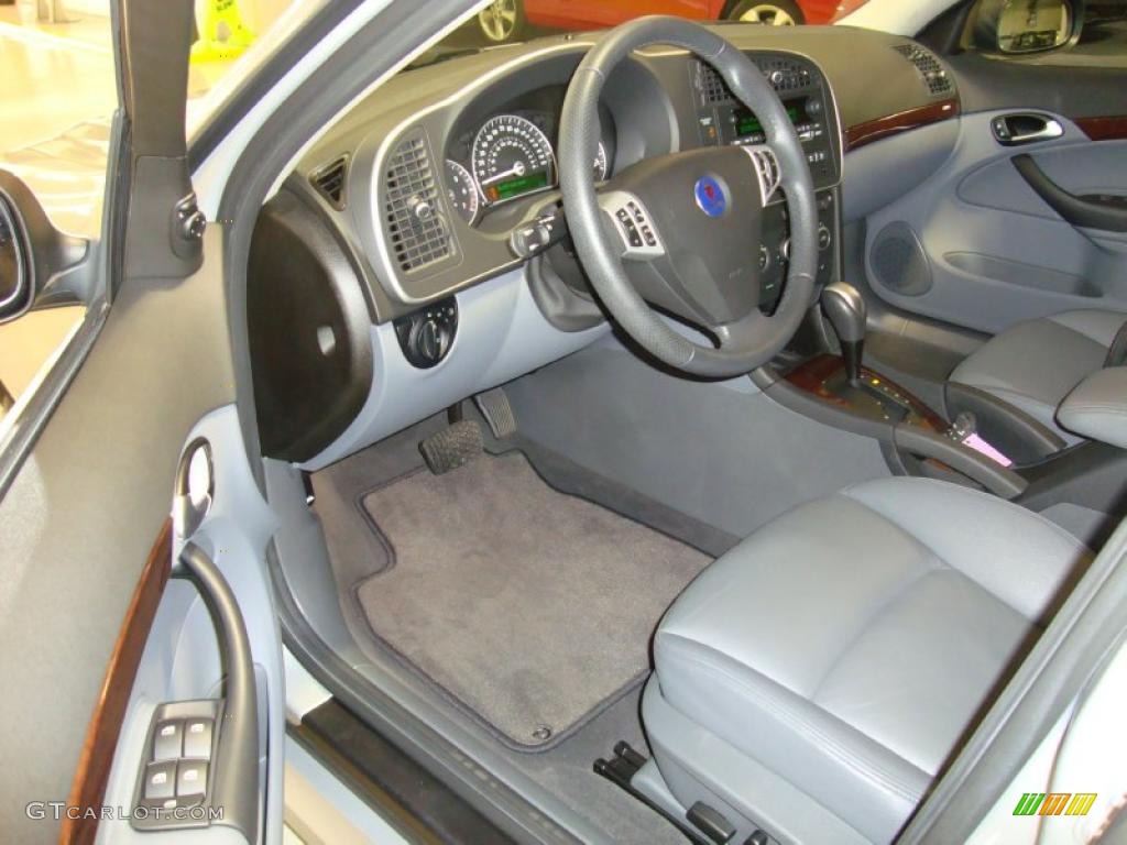 Gray Interior 2007 Saab 9-3 2.0T Sport Sedan Photo #41208807