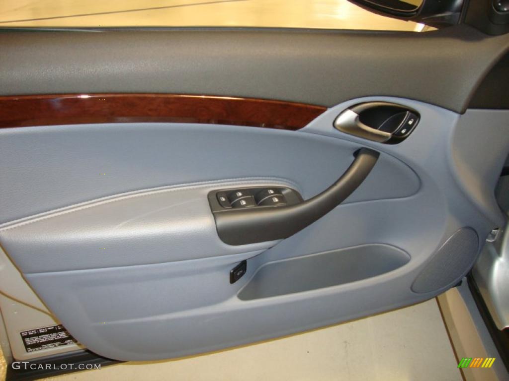 2007 Saab 9-3 2.0T Sport Sedan Gray Door Panel Photo #41208829