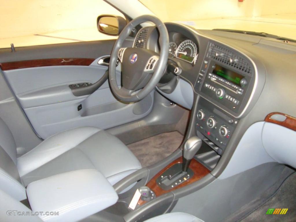 Gray Interior 2007 Saab 9-3 2.0T Sport Sedan Photo #41208887