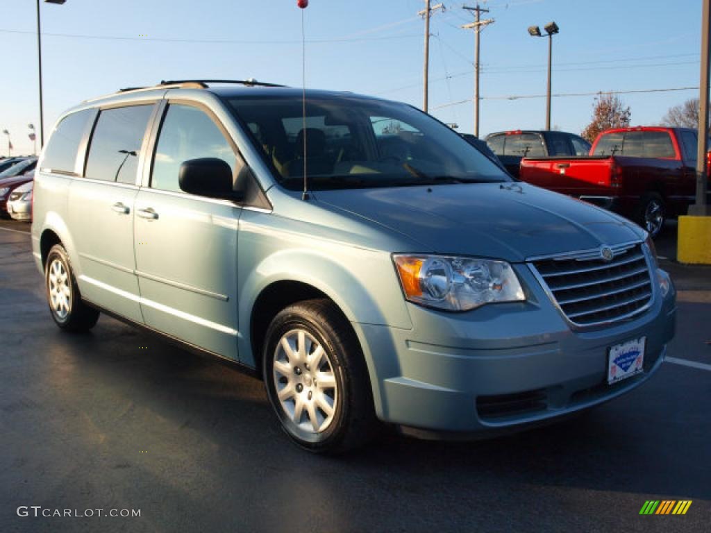2009 Town & Country LX - Clearwater Blue Pearl / Medium Slate Gray/Light Shale photo #2